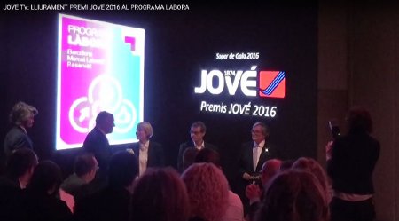 PREMI JOVÉ 2016 AL PROGRAMA LÀBORA DEL AJUNTAMENT DE BARCELONA